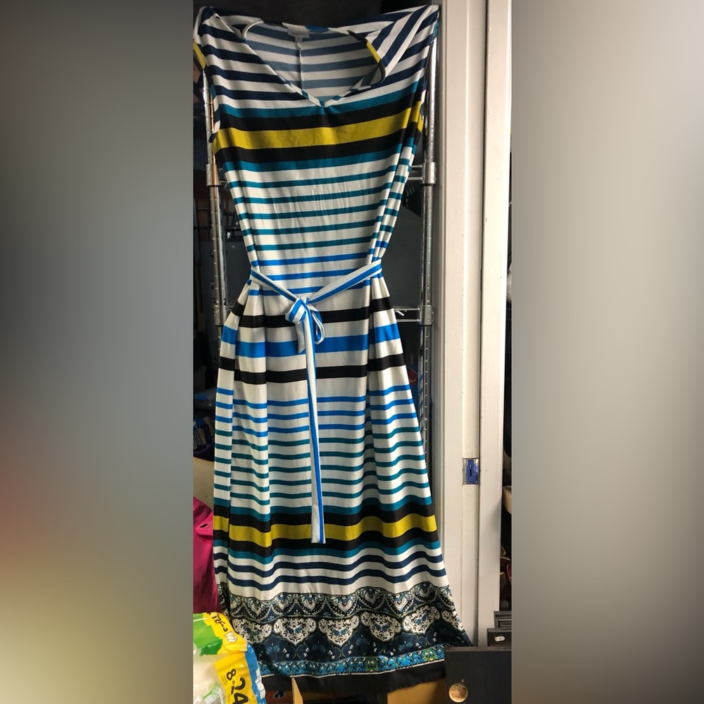 Avenue Maxi Stripe Dress